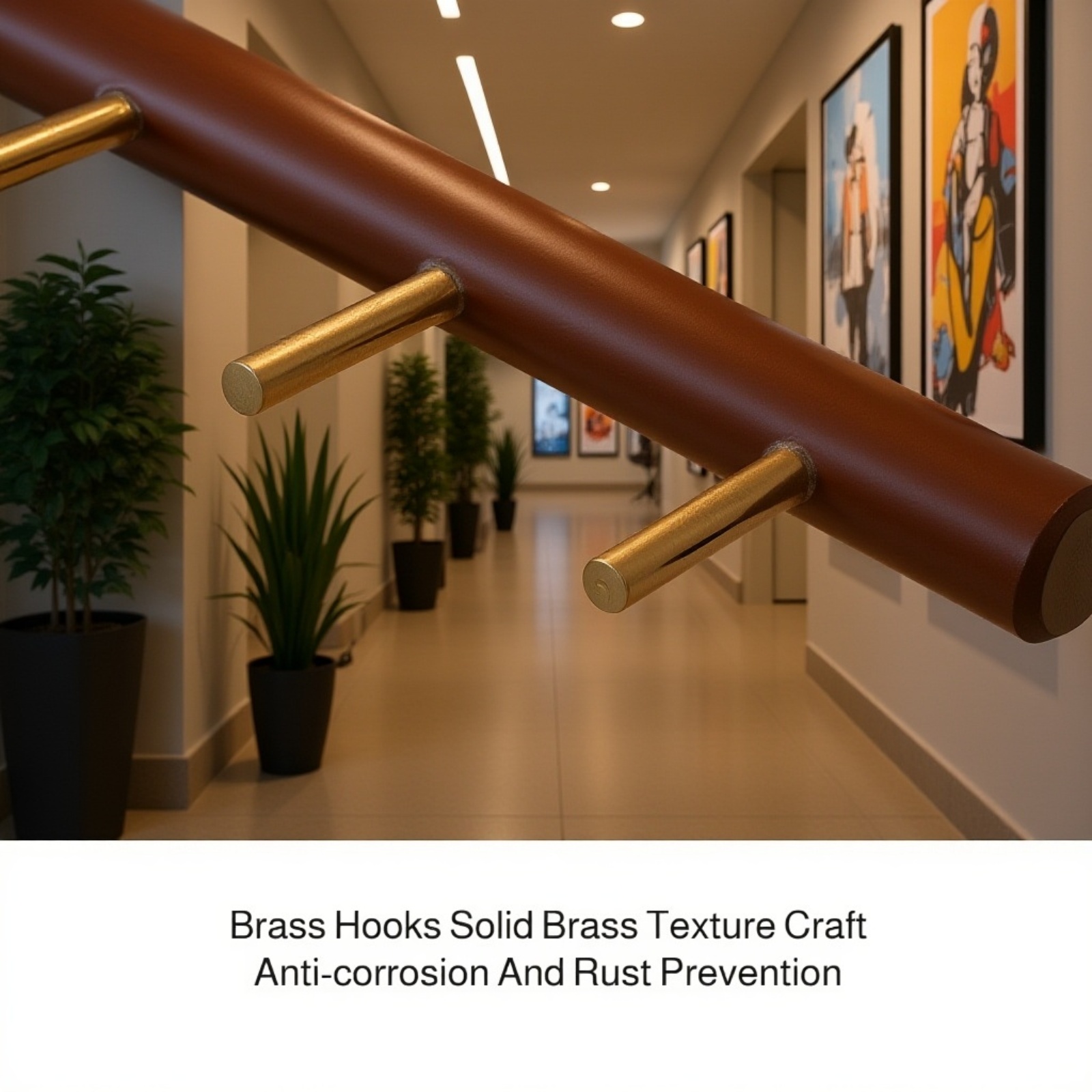 Wall mounted key rack for hallway and porch