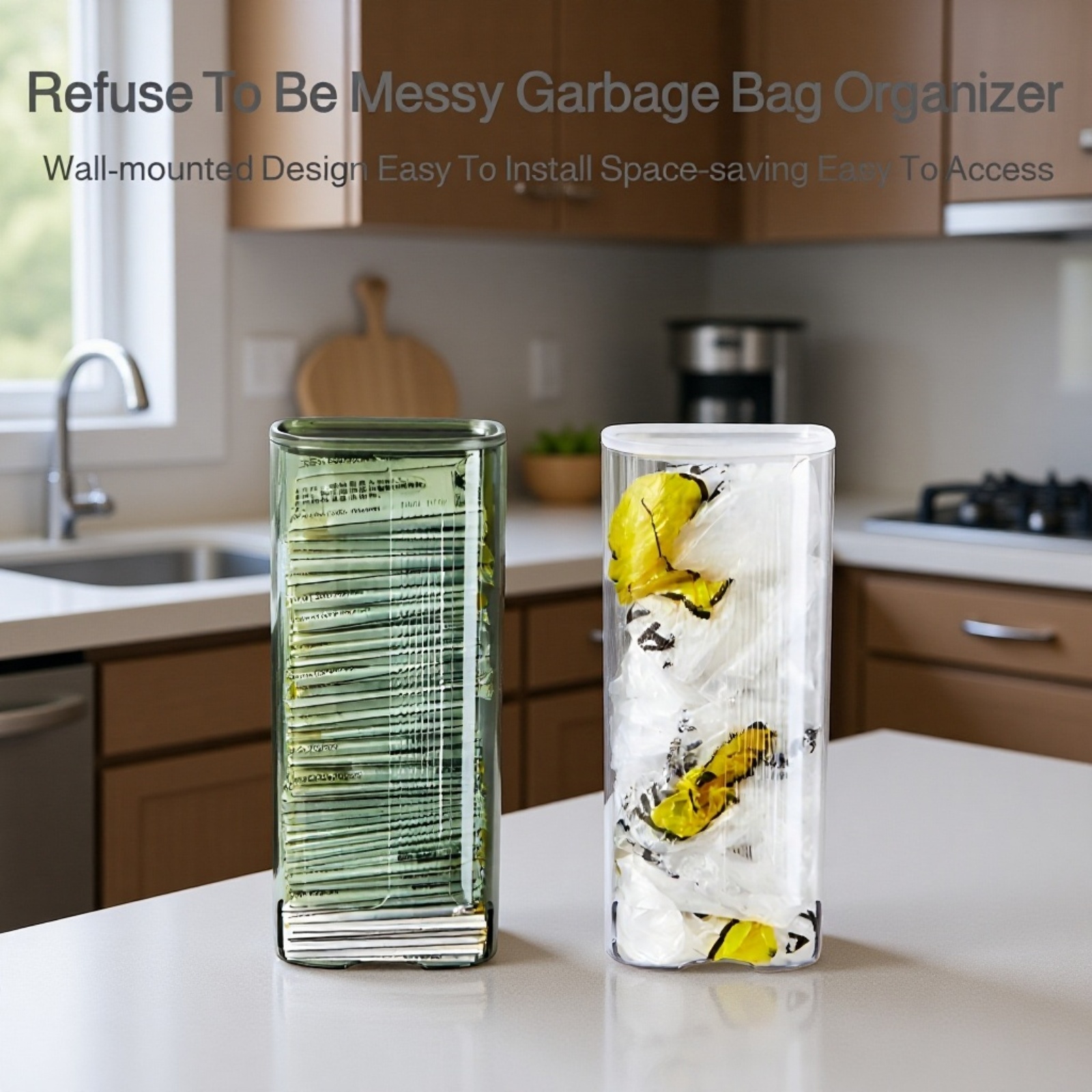 Luxury Wall-Mounted Trash Bag Storage Box