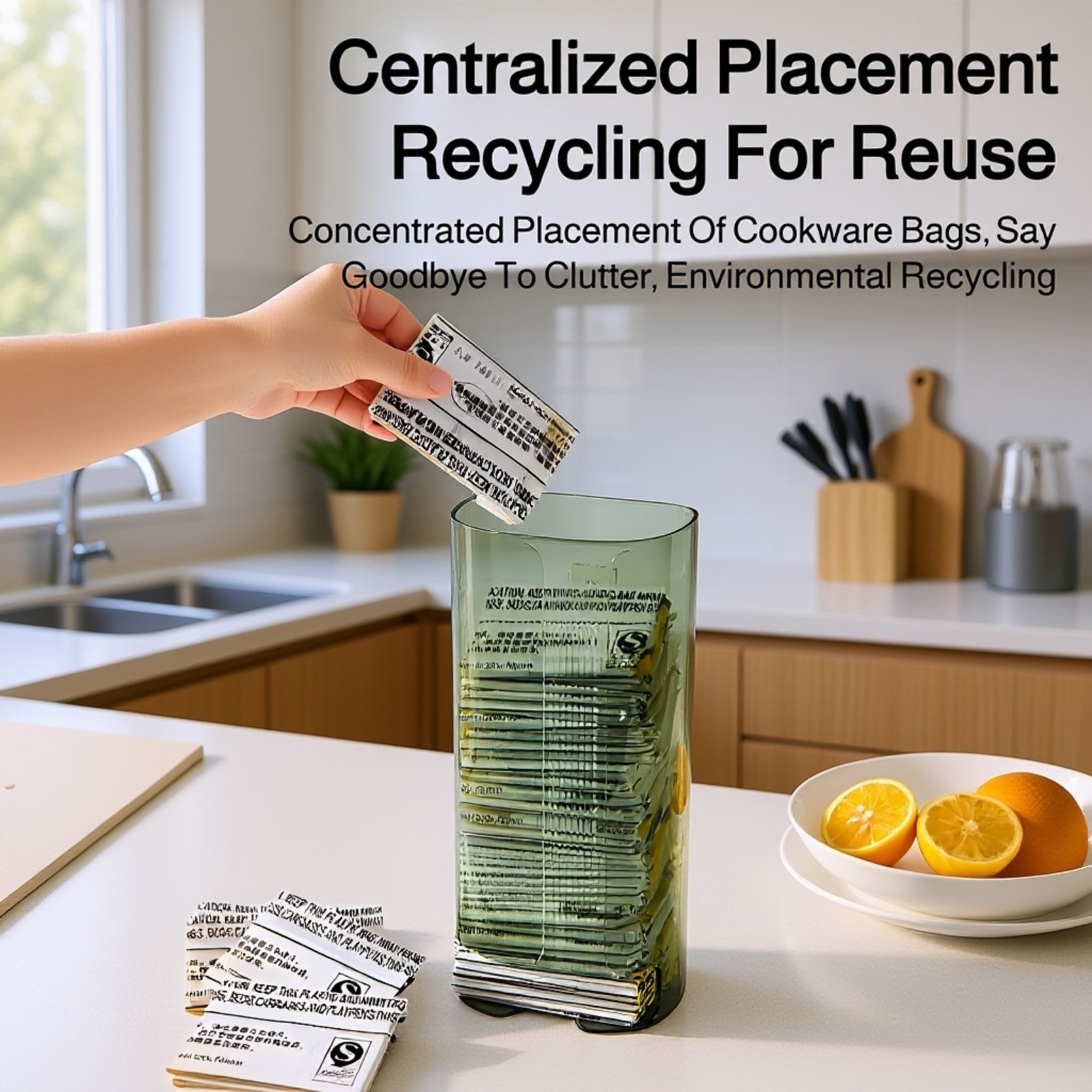 Luxury Wall-Mounted Trash Bag Storage Box