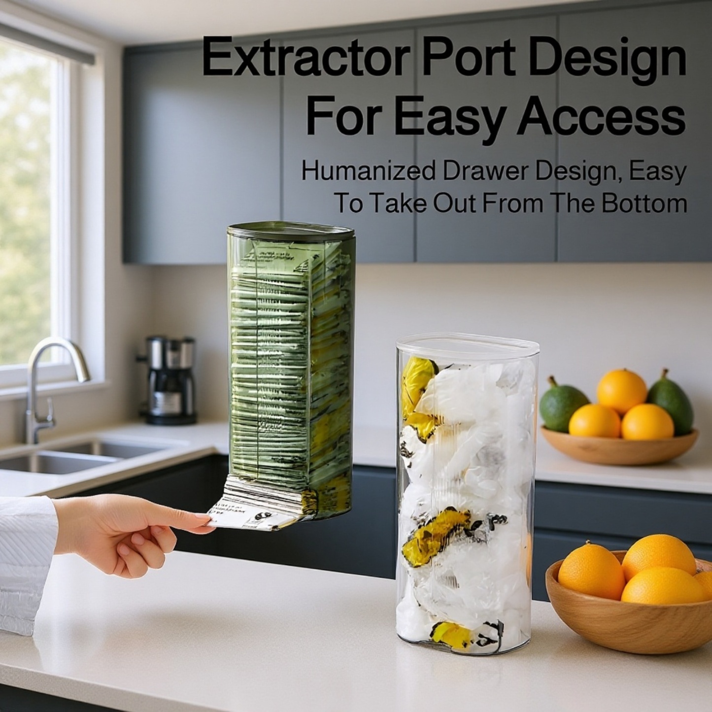 Luxury Wall-Mounted Trash Bag Storage Box