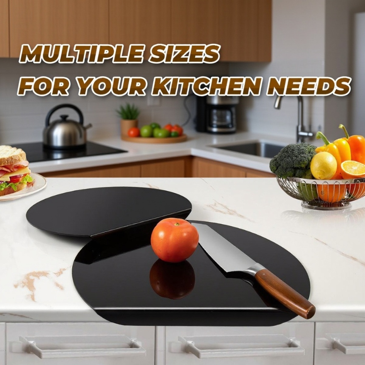 Non-Slip Kitchen Cutting Board for Safe Food Preparation