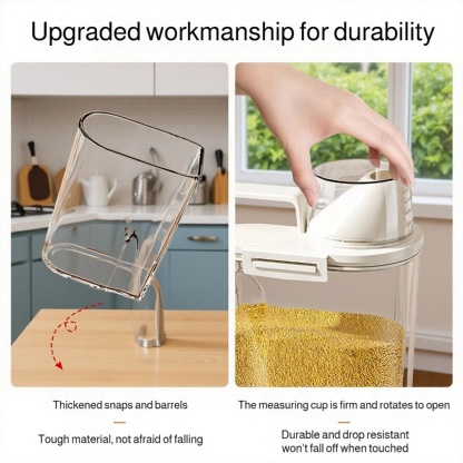 Sealed Rice Storage Box - Moistureproof & Pestproof