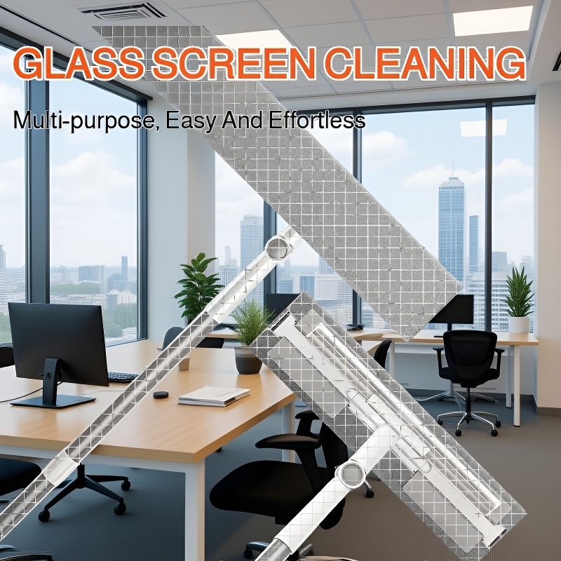 Removable Window Scraper with Adjustable Extension Pole