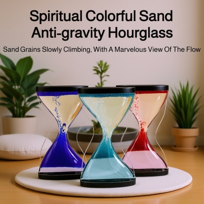 Creative Hourglass Stress Relief Decoration – Home Craft Ornament