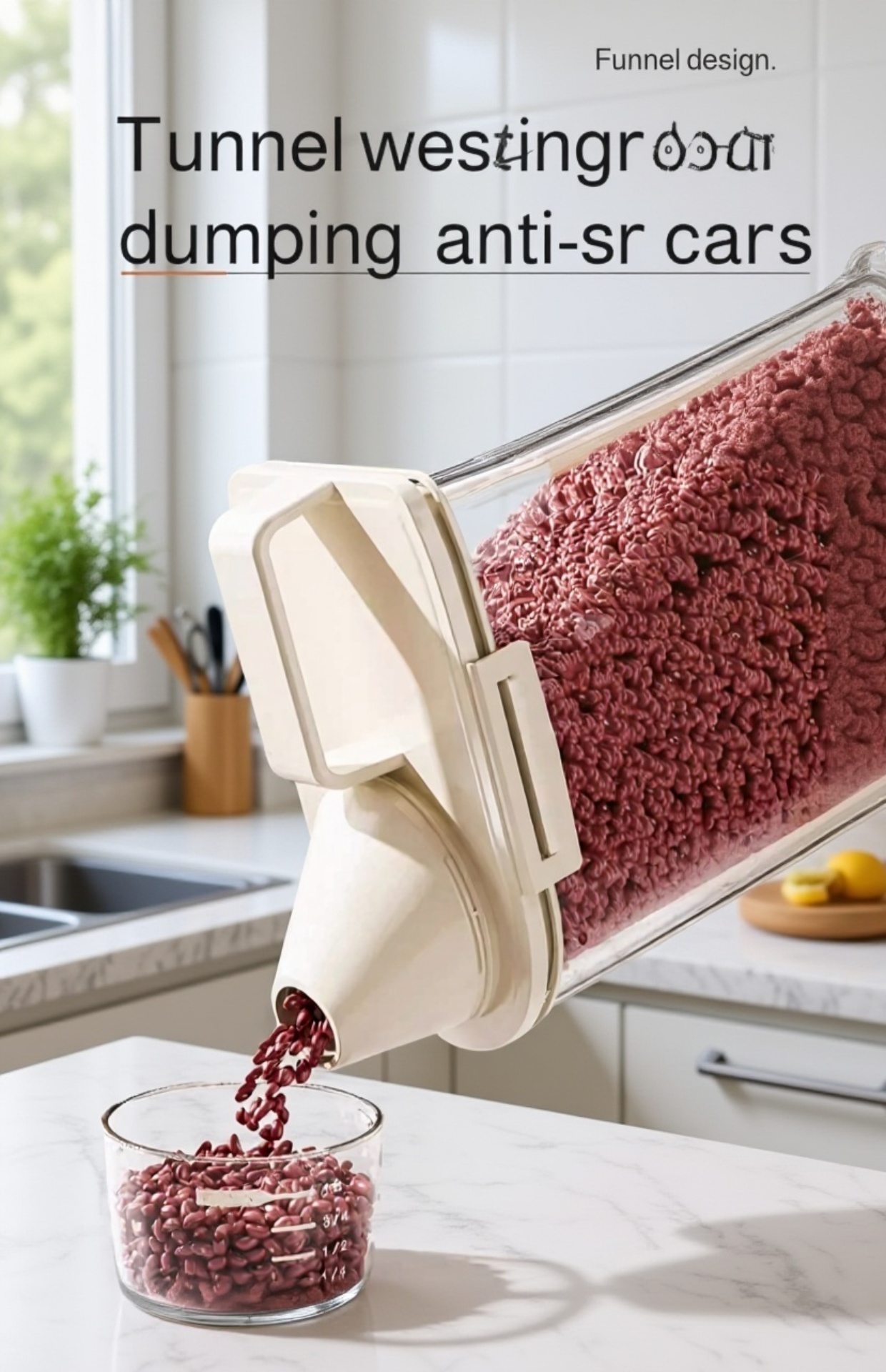 Moistureproof Rice Bin for Pantry Organization