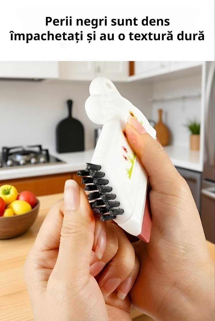 Instrument 2-în-1 pentru curățenia băii moderne