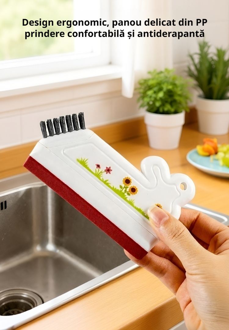 Accesoriu pentru curățarea rapidă a băii