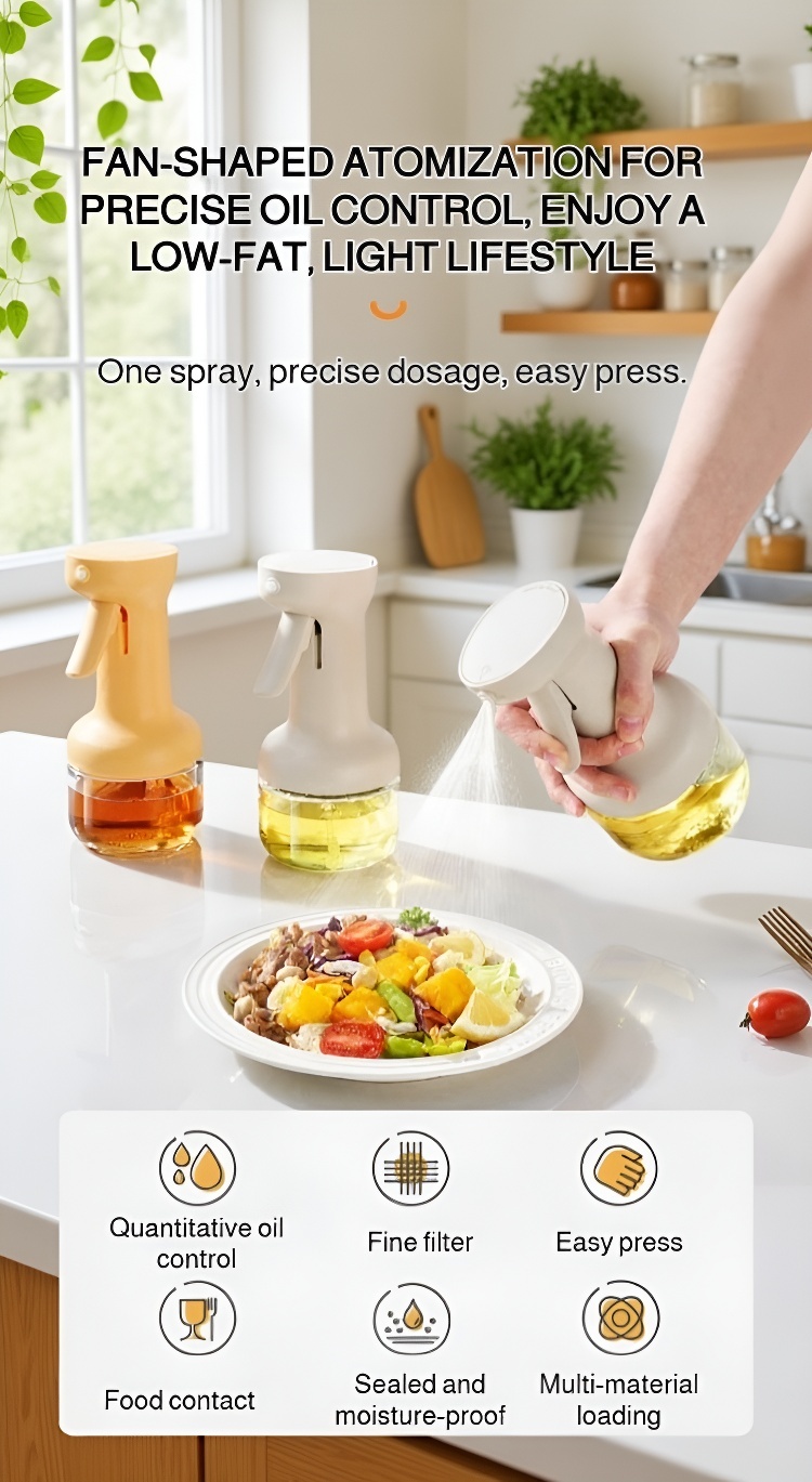 Non-drip oil sprayer for precise application