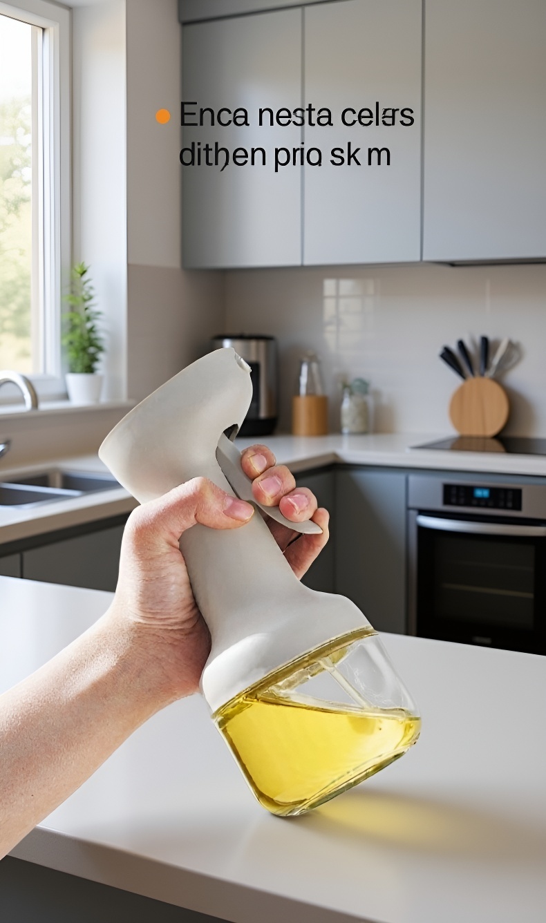 Safe and hygienic oil spray bottle for home chefs