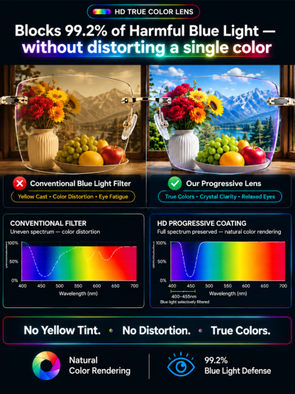 【30-Year Optical Workshop Masterpiece】0.1-Sec Auto-Focus Rimless Pure Titanium Glasses | Fits 100°–700° Diopters • 6g Featherlight | Buy 1 Get 1 FREE • 10-Yr Warranty • Port Clearance SOS Price✨