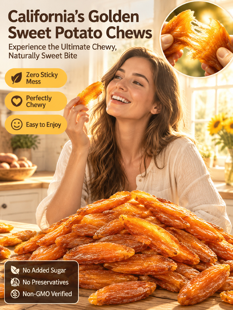 【North Carolina Farm Direct Natural Sweet Masterpiece】Pure Steamed Dried Sweet Potatoes | Rich in Fiber & Potassium • Zero Added Sugar | Digestive Health Booster • Buy 1 Get 1 FREE✨