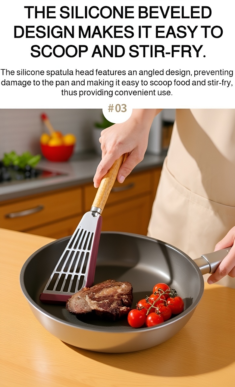 High-quality antiscratch frying pan for kitchen