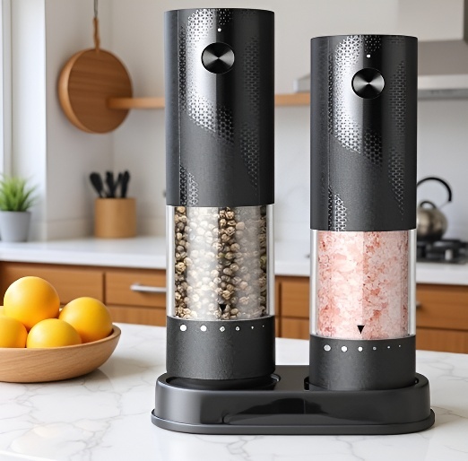 USB Rechargeable Electric Pepper Grinder for Kitchen