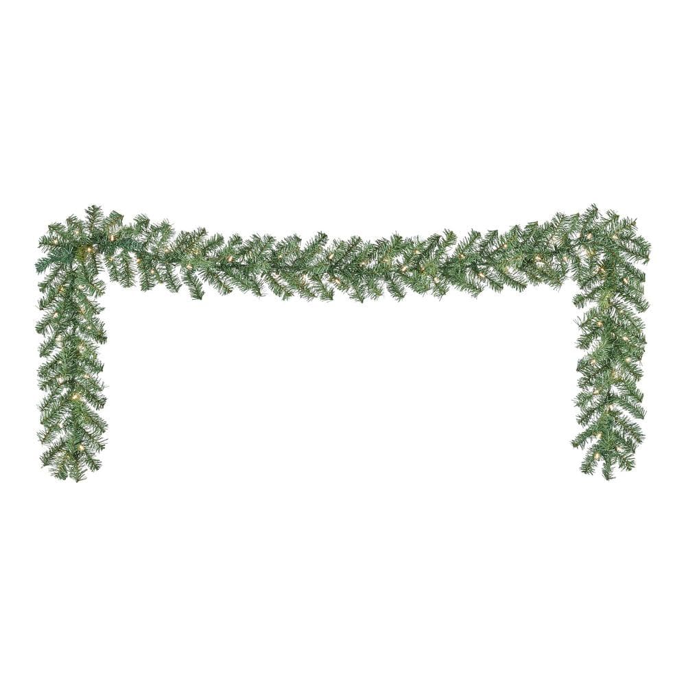 9 ft. Kingston Fir LED Pre-Lit Artificial Garland