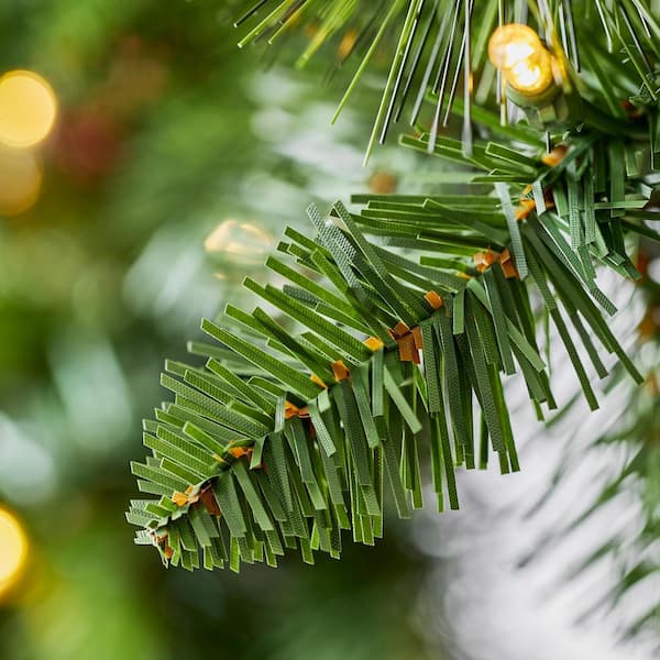 9 ft. Wesley Long Needle Pine LED Pre-Lit Artificial Christmas Garland