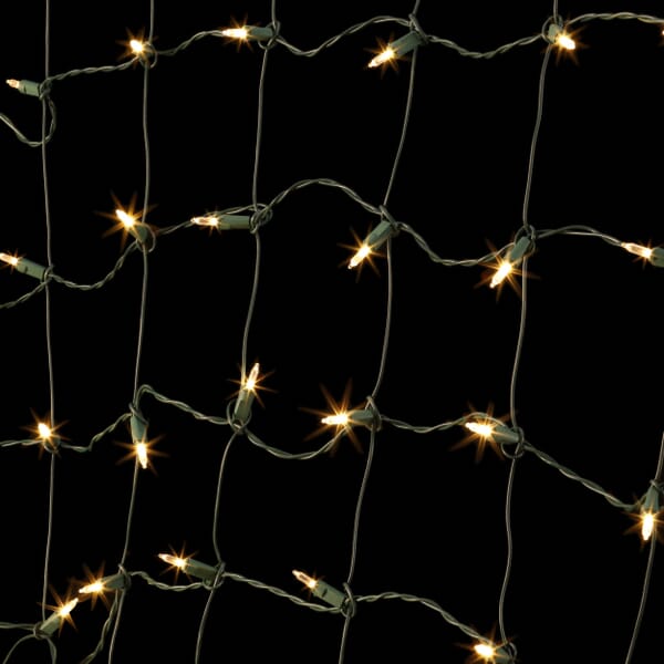 150 Count Warm White Steady Lit Mini LED Net Lights