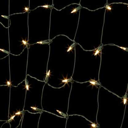 150 Count Warm White Steady Lit Mini LED Net Lights