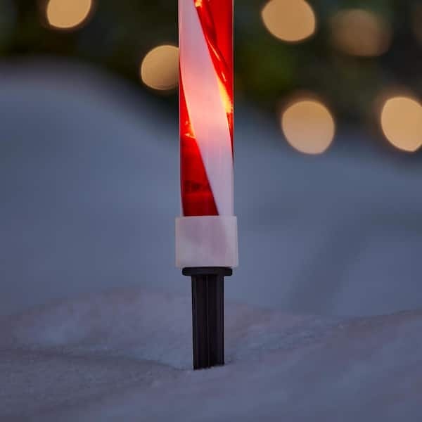 16.5 in. Candy Cane LED Pathway Lights (8-Pack)