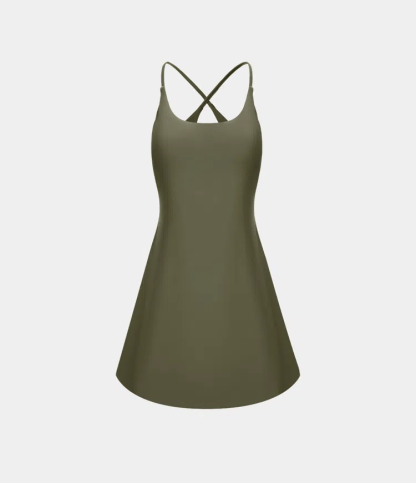 ⚡️Factory wholesale promotion 80% OFF 😍Softlyzero Plush Backless Active Dress-Easy Peezy
