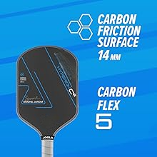 Professional Pickleball Paddles – Charged Surface Technology for Power & Feel – Select Perseus or Hyperion Shape – Fully Encased Carbon Fiber – USAP Approved – Well Balanced w/Pop & Control