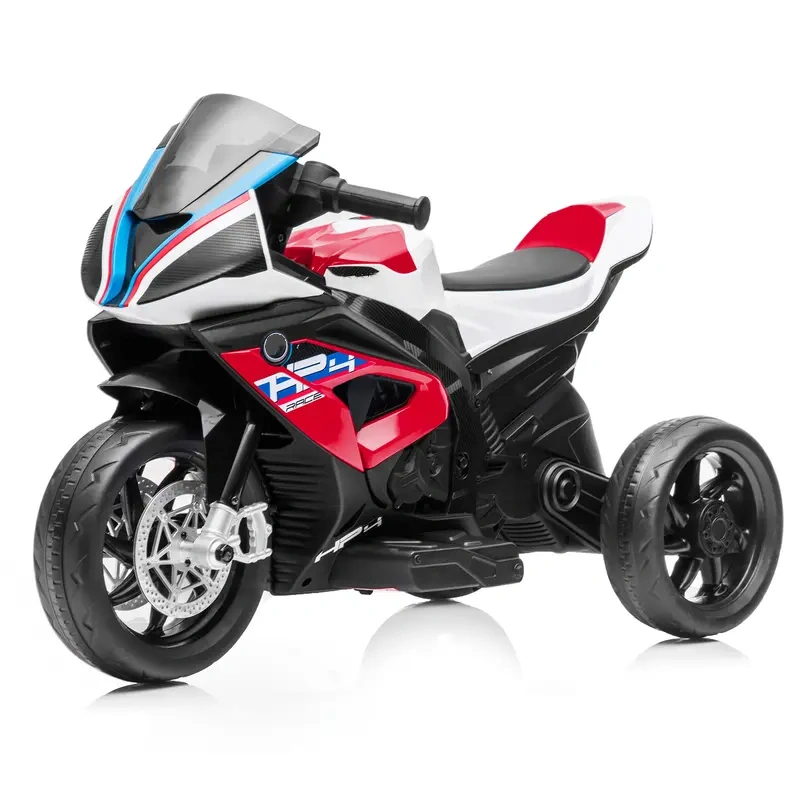 Spring Sale💥Kids Electric Motorcycle, 12V Ride on Toy for Toddlers Battery Powered 3-Wheel Stable Design with Horn, Music & LED Lights