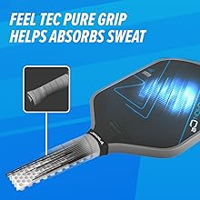 Professional Pickleball Paddles – Charged Surface Technology for Power & Feel – Select Perseus or Hyperion Shape – Fully Encased Carbon Fiber – USAP Approved – Well Balanced w/Pop & Control