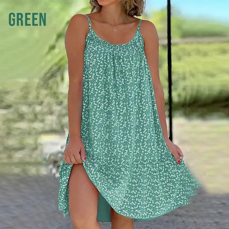 ⚡️Factory wholesale promotion 80% OFF 🔥Floral Printed Camisole Dress