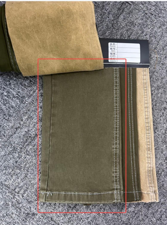 Solid Stitch Detail Mid Waist Barrel Leg Pants Without Belt