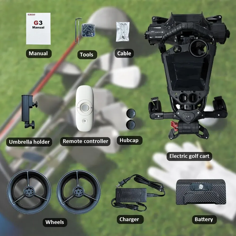 ⏰Last Day Sale⛳Electric Auto Follow Golf Cart