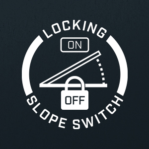 Locking SLOPE Switch Graphic on dark background