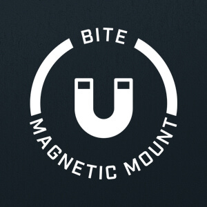 BITE Magnetic Mount Graphic on dark background