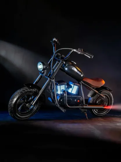 Kids Electric Motorcycle With Colorful Ambient Light