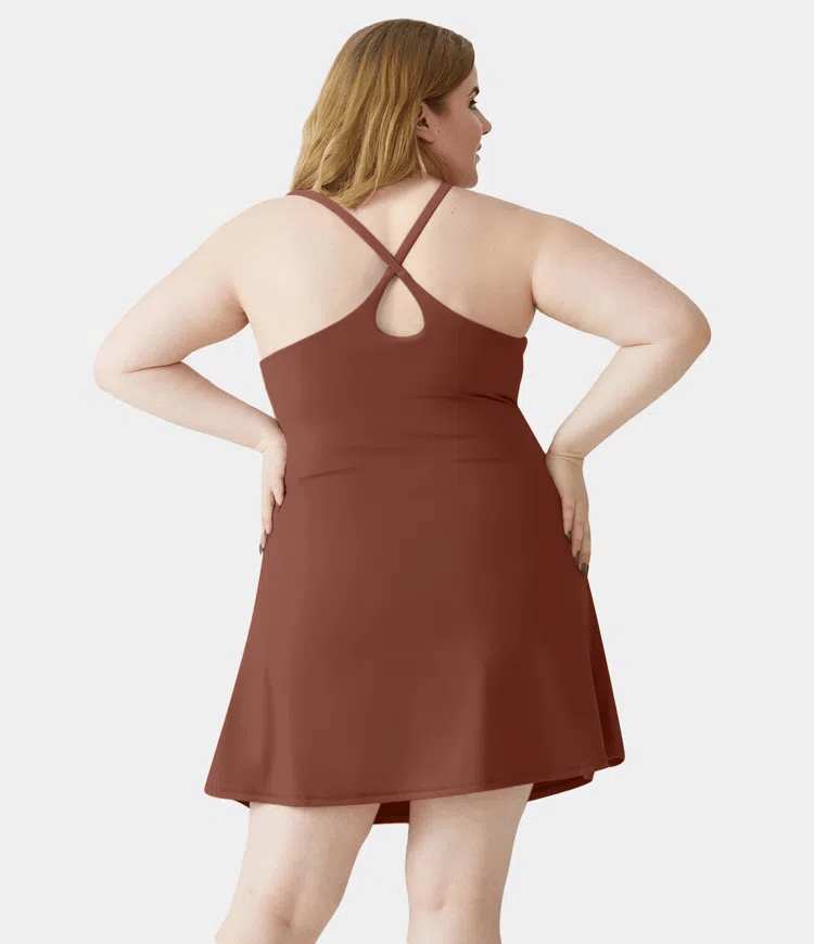 ⚡️Factory wholesale promotion 80% OFF 😍Softlyzero Plush Backless Active Dress-Easy Peezy