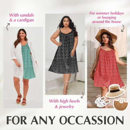 ⚡️Factory wholesale promotion 80% OFF 🔥Floral Printed Camisole Dress