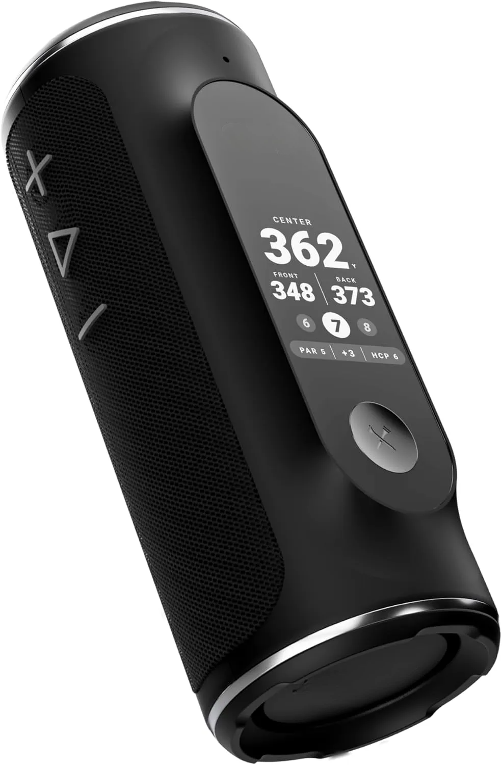 AI Golf GPS Speaker – Touchscreen Display, 40,000+ Courses, Hazard Alerts & 10+ Hour Battery