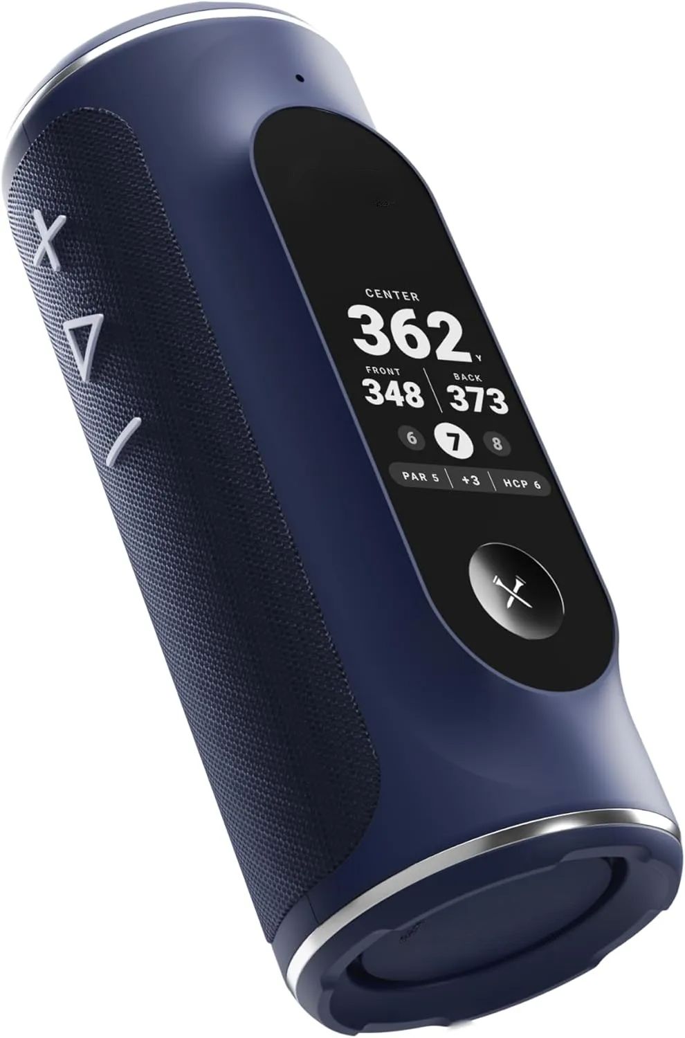 AI Golf GPS Speaker – Touchscreen Display, 40,000+ Courses, Hazard Alerts & 10+ Hour Battery