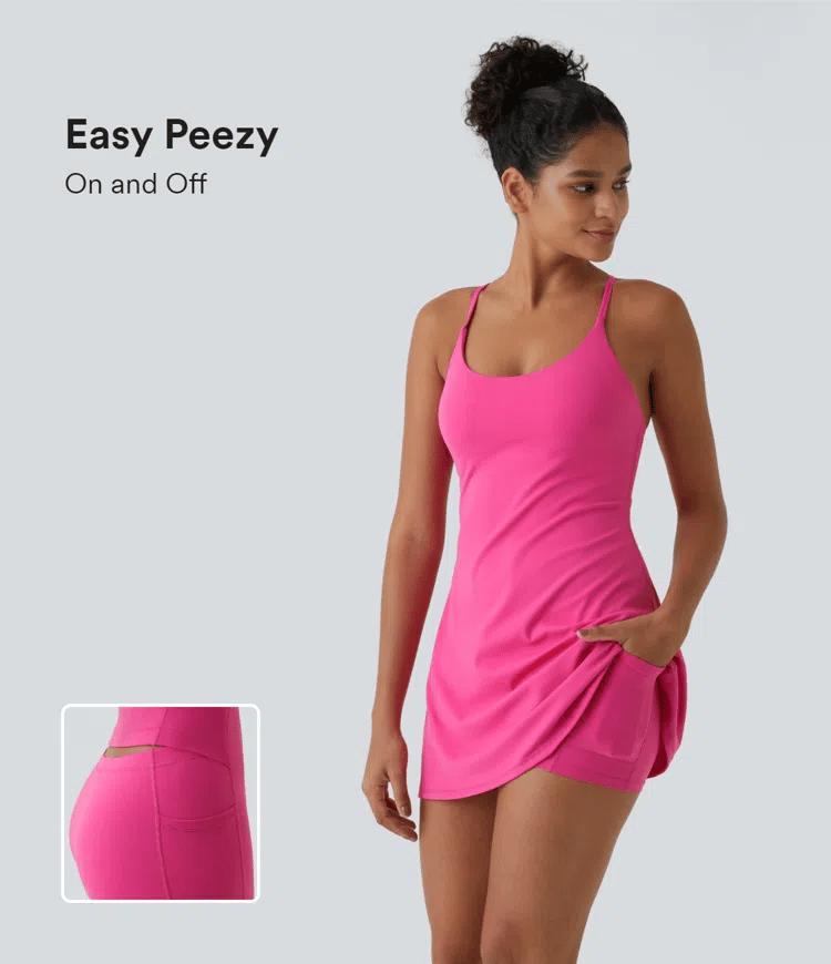 ⚡️Factory wholesale promotion 80% OFF 😍Softlyzero Plush Backless Active Dress-Easy Peezy