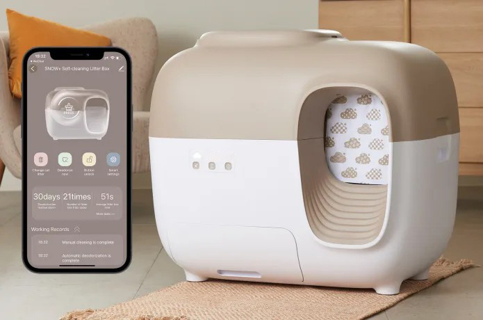 💝 Last Day For Clearance 🐱APP intelligent automatic shovel cat basin