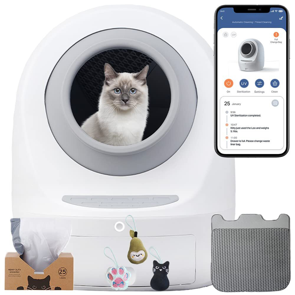 Intelligent WIFI automatic self-cleaning cat litter box