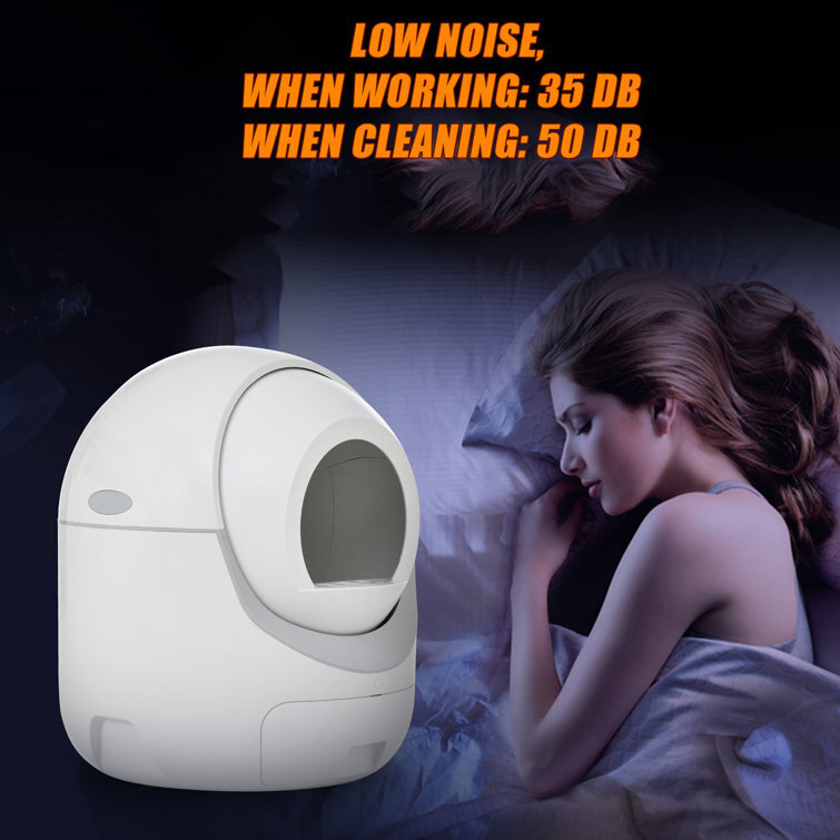 Plastic Enclosed Automatic Litter Box