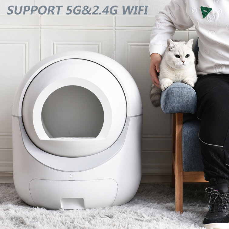 Plastic Enclosed Automatic Litter Box