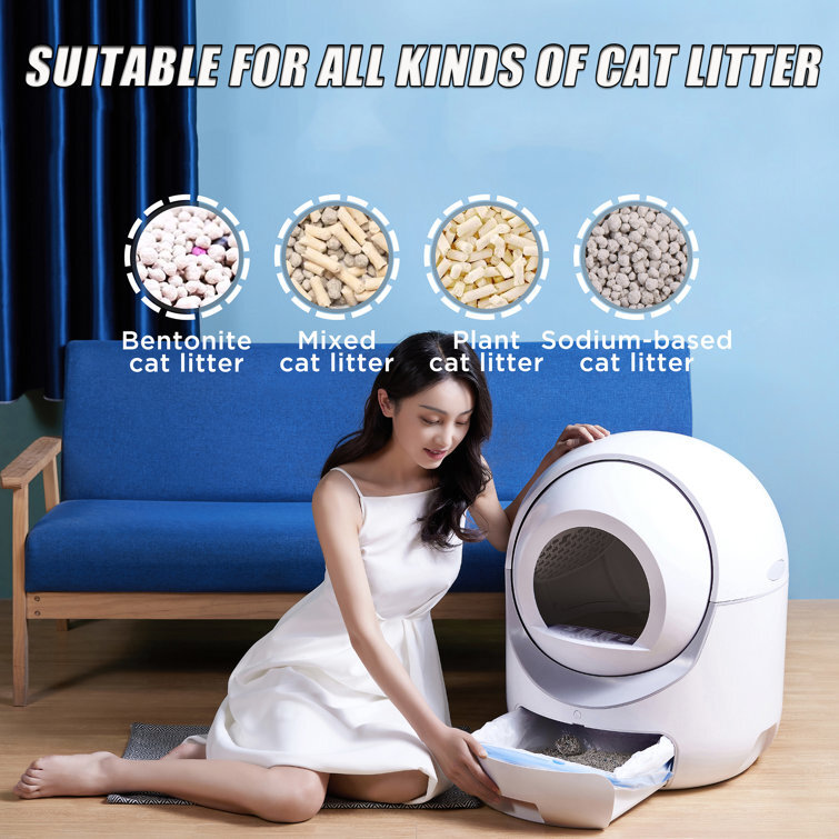 Plastic Enclosed Automatic Litter Box