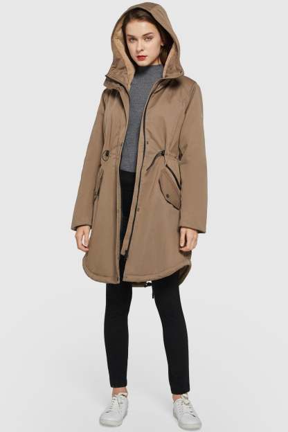 DD 🎁Fleece-Lined Hooded Parka Jacket with Pockets