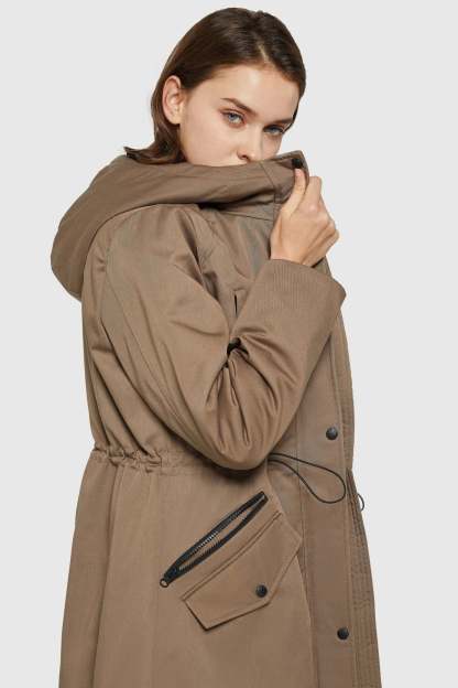DD 🎁Fleece-Lined Hooded Parka Jacket with Pockets