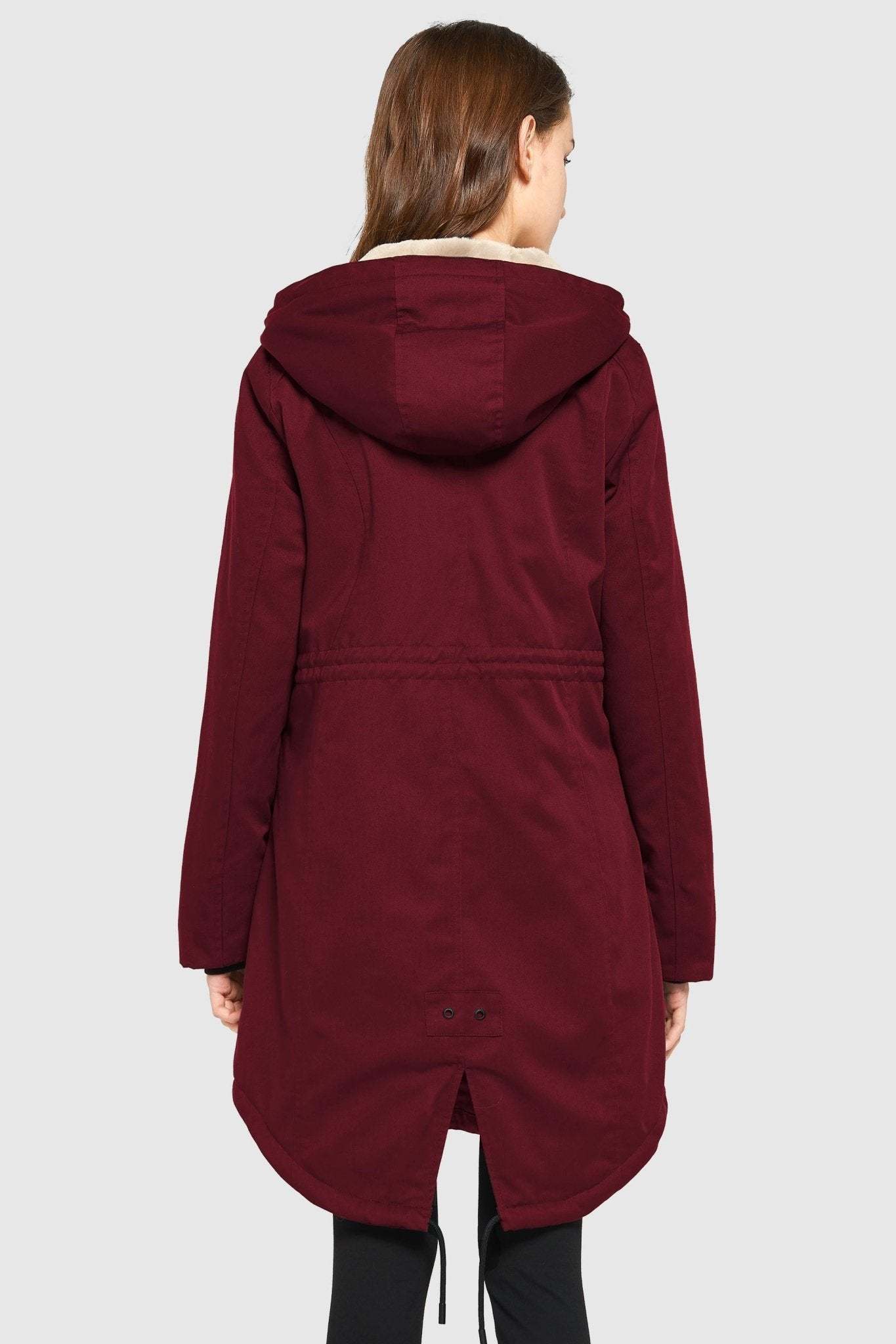 DD 🎁Fleece-Lined Hooded Parka Jacket with Pockets