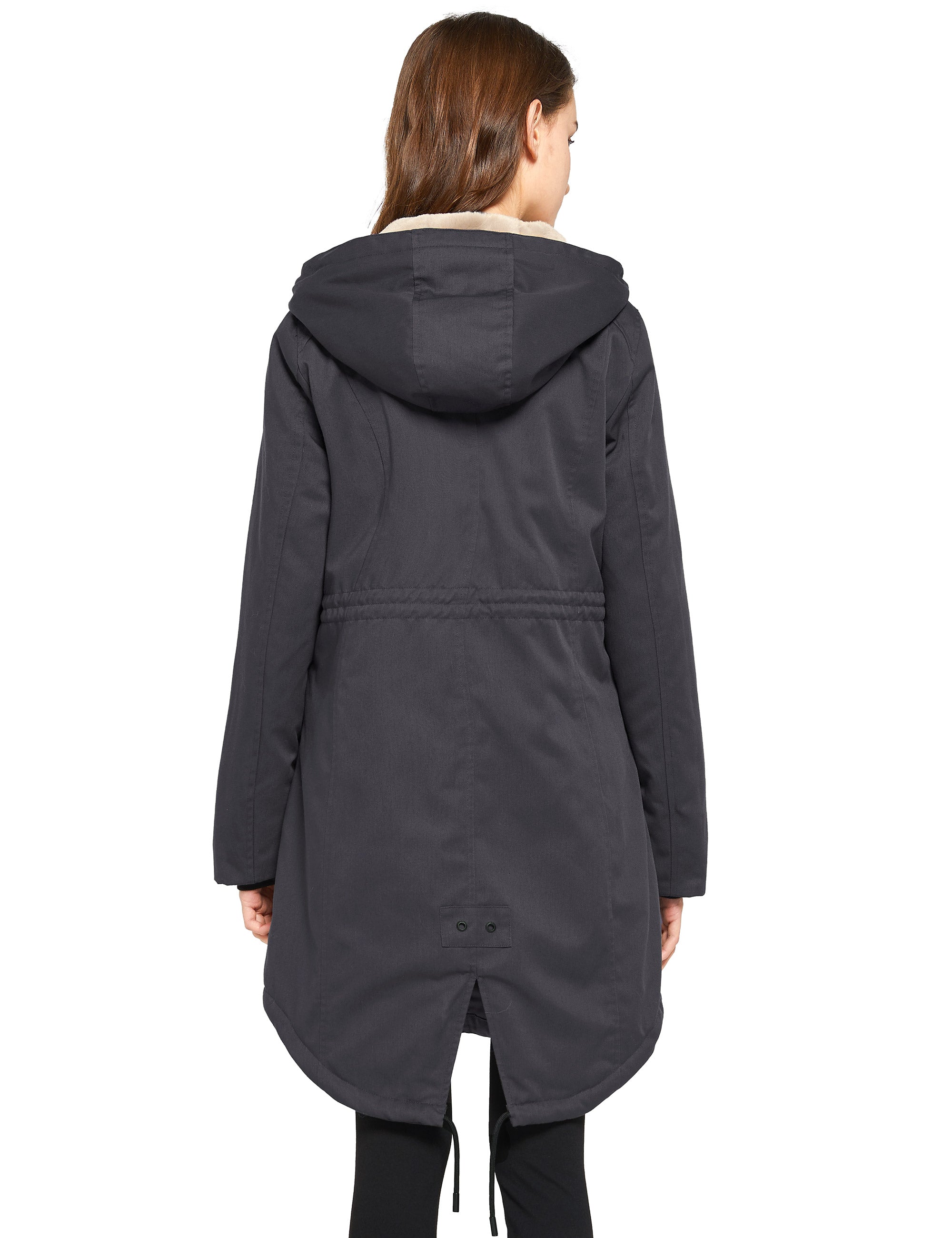 DD 🎁Fleece-Lined Hooded Parka Jacket with Pockets