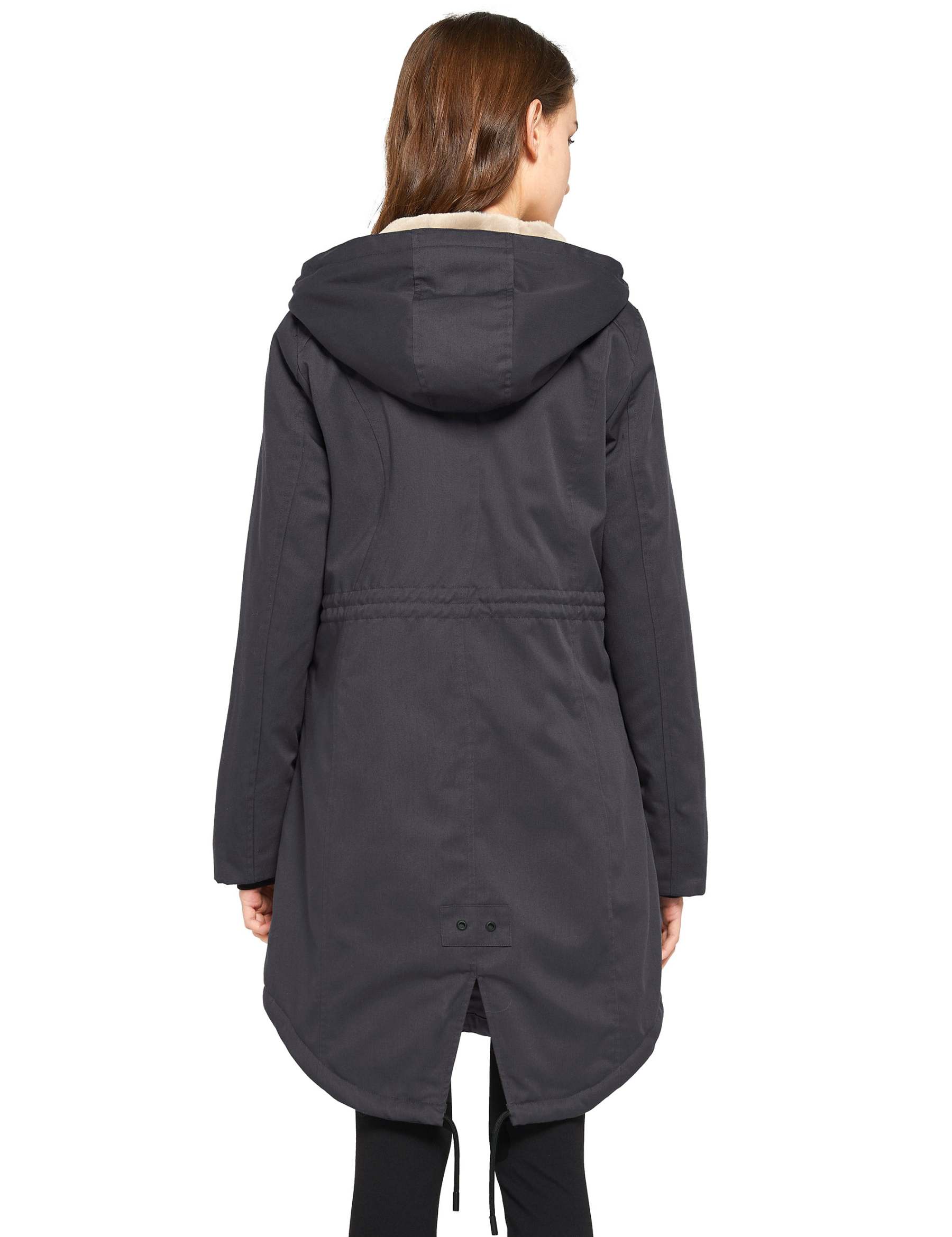 DD 🎁Fleece-Lined Hooded Parka Jacket with Pockets
