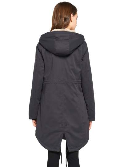 DD 🎁Fleece-Lined Hooded Parka Jacket with Pockets