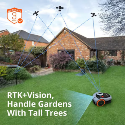 i105N 7.1 in. Robot Lawn Mower with Smart App Control, AI-Powered Assist Mapping, and Multi-Zone Management
