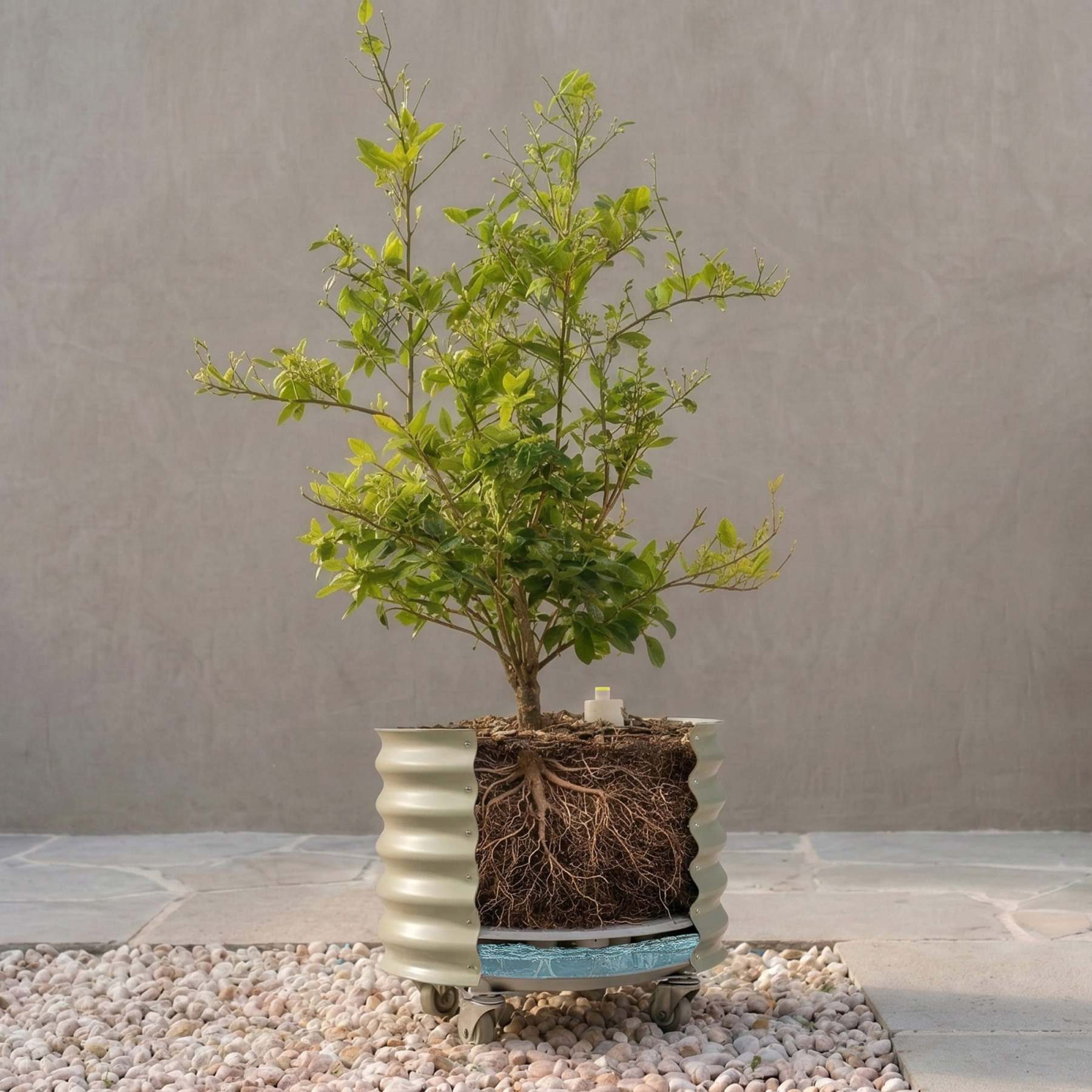 Self-Watering Rolling Citrus Tree Planter - 30 Gallon